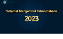 Selamat Menyambut Tahun Baru 2023